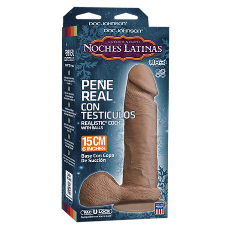 Noches Latinas Ur3 Pene Real Con Testiculos 6.5 Inch