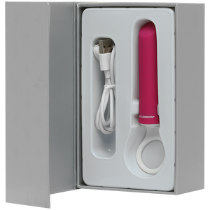 I Vibe Select I Please Silicone Grip Ring Pink White Vibrator