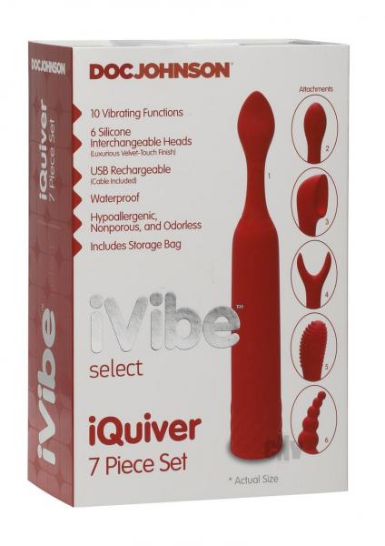 Ivibe Select Iquiver 7 Piece Set Red Velvet