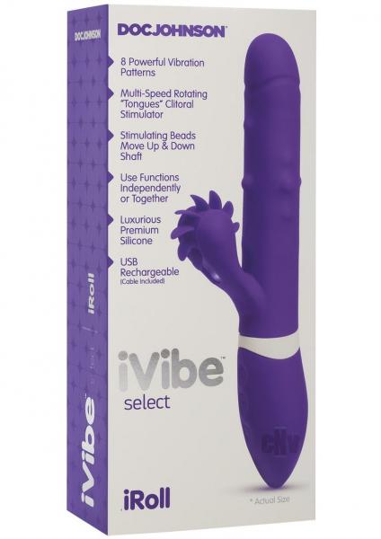 I Vibe I Roll Purple Rabbit Style Vibrator