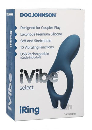 Ivibe Select Iring Marine Blue Vibrating Cock Ring