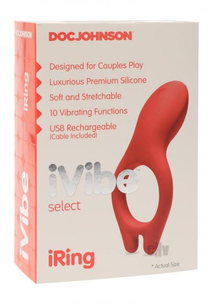 Ivibe Select Iring Coral Vibrating Cock Ring