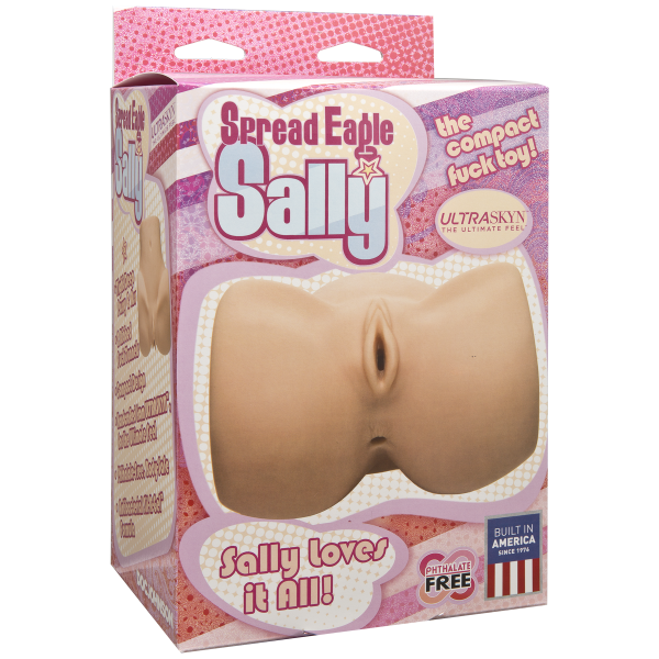 Spread Eagle Sally Compact Masturbator Beige