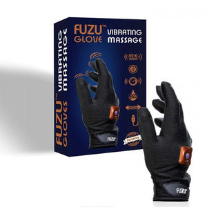 Fuzu Rechargeable Vibrating Massage Glove Right Hand Black