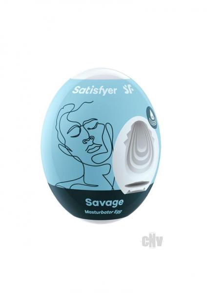 Satisfyer Masturbator Egg Savage Blue