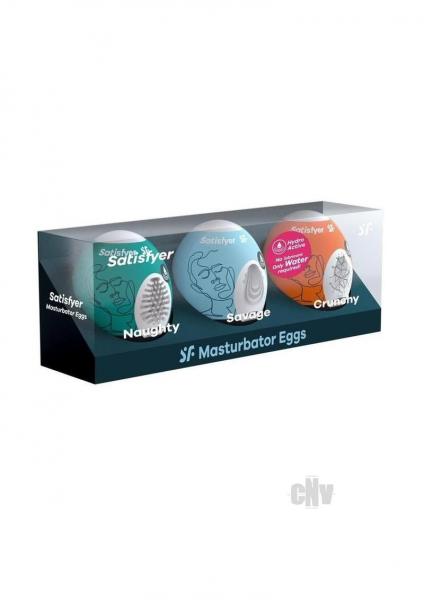 Satisfyer Masturbator Egg 3er Nau/Sav