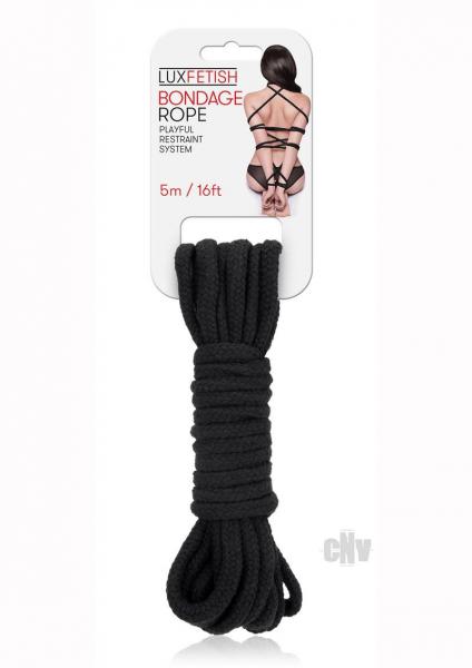 Lux F Bondage Rope 5m Black