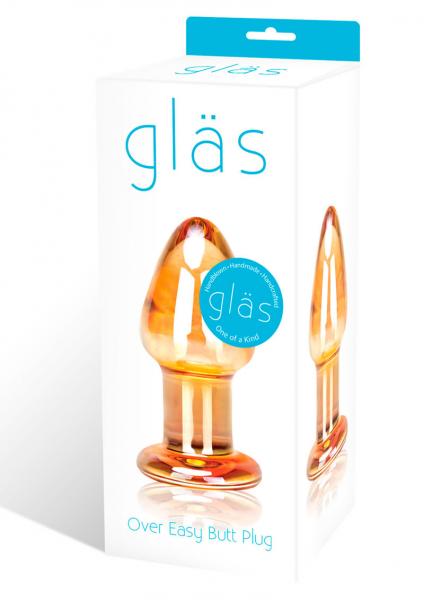 Glas Over Easy Glass Butt Plug