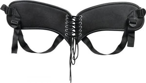 Ultimate Adjustable Harness Black Faux Leather O/S