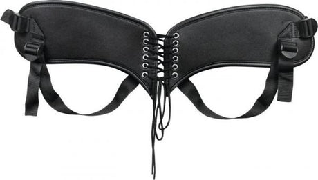 Ultimate Adjustable Harness Black Faux Leather O/S