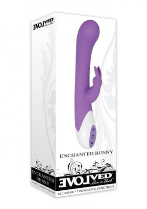 Enchanted Bunny Large Rabbit Vibrator Purple