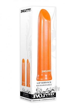 Evolved Lip Service Rechargeable Bullet Orange