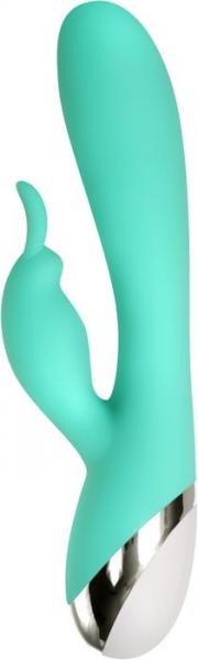 The Silicone Rechargeable Bunny Vibrator Green