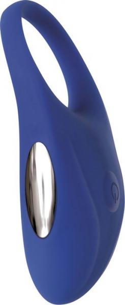 The Rechargeable Couples Penis Ring Blue