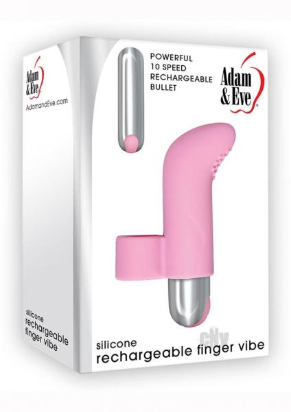 Adam & Eve Rechargeable Finger Vibe Pink