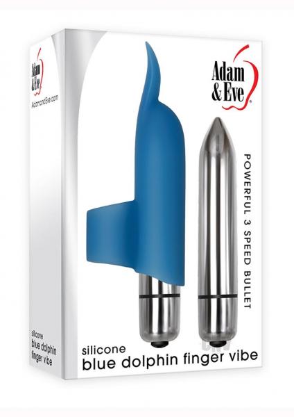 Aande Blue Dolphin Finger Vibe