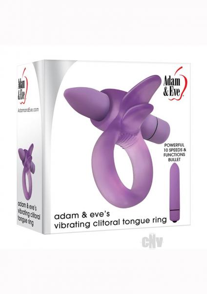 Aande Vibe Clitoral Tongue Ring Purple