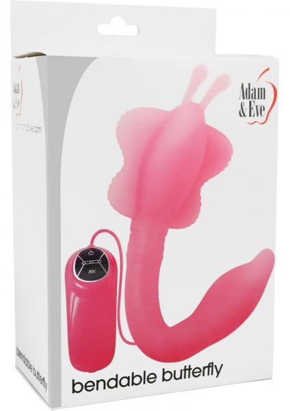 Bendable Butterfly Silicone Vibe Pink