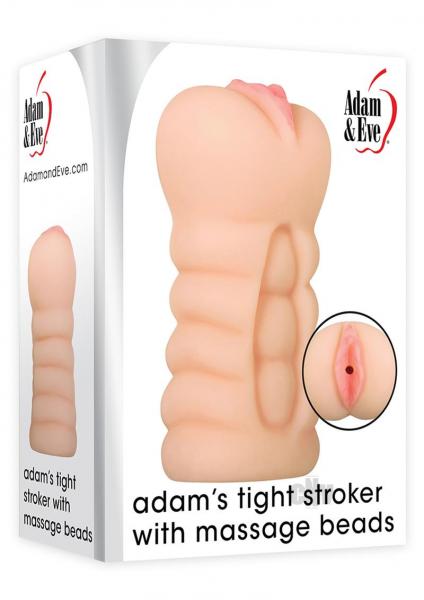 Aande Tight Stroker Massage Beads Vanilla