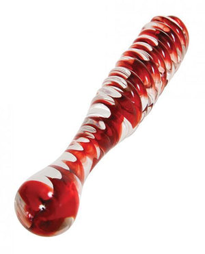 Aande Eves Sweetheart Swirl Glass Red