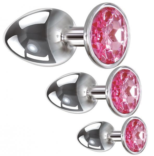 Aande Gem Anal Plug Set Pink