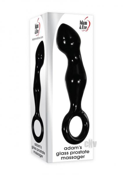 Aande Adams Glass Prostate Massager Black