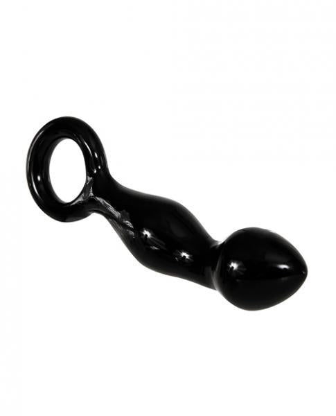 Aande Adams Glass Prostate Massager Black