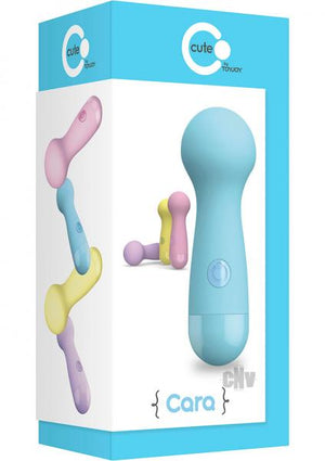 Cute Cara Small Wand Massager Blue