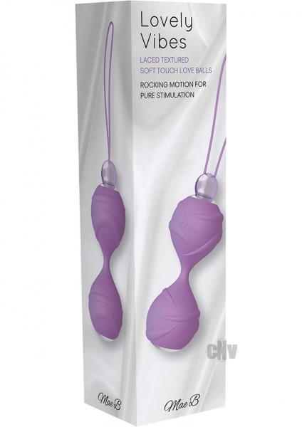 Mae B Laced Love Balls Purple