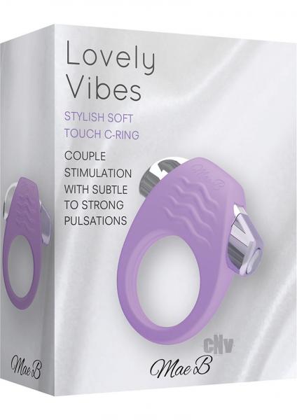 Mae B Stylish Soft Touch C Ring Purple