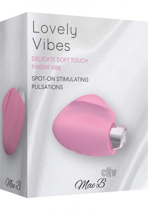 Mae B Soft Touch Finger Vibe Pink