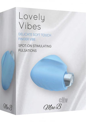 Mae B Soft Touch Finger Vibe Blue