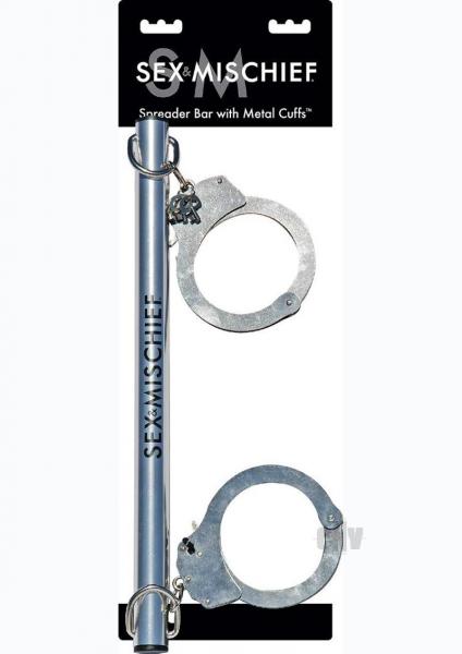 Sex And Mischief Spreader Bar With Metal Cuffs