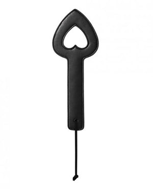 Sex & Mischief Shadow Heart Paddle Black