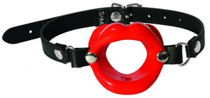 Sex And Mischief Silicone Lips Red Mouth Gag