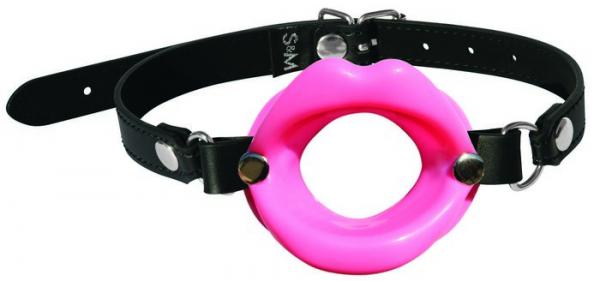 Sex And Mischief Silicone Lips Pink Mouth Gag