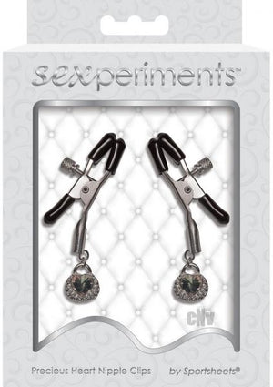 Precious Heart Nipple Clips Set Clamps