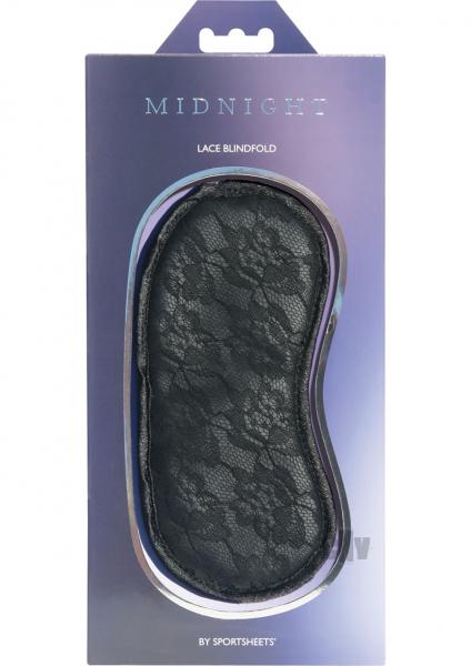 Midnight Lace Blindfold Black O/S