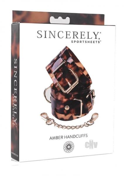 Sincerely Amber Hand Cuffs