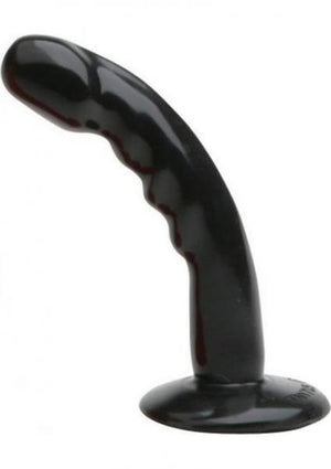 Compact Dildo Silicone 5.25 Inches Black