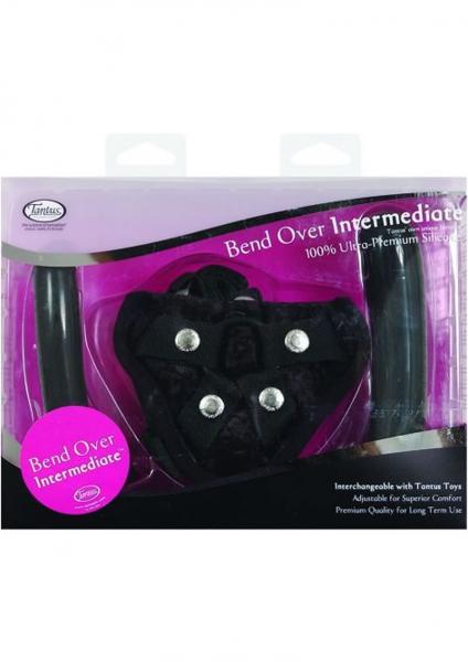 Bend Over Intermediate Vibrating Harness Black