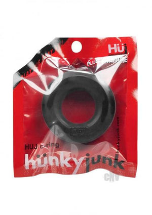 Hunkyjunk Huj C Ring Tar Black Cock Ring