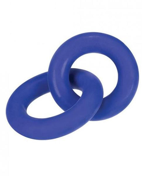 Duo Link Cock/Ball Rings Cobalt