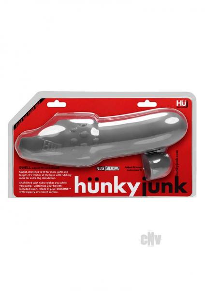 Hunky Junk Swell Adjust Fit Cock Sheath Smoke