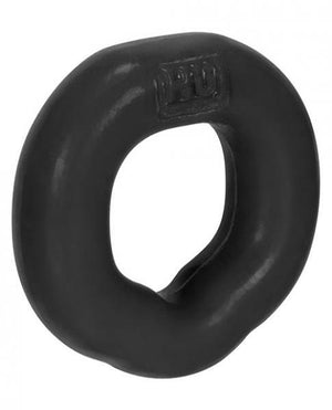 Hunkyjunk Fit Ergo C Ring Tar Black Cock Ring