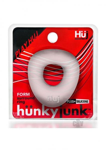 Hunkyjunk Form Surround Cockring Clear Ice