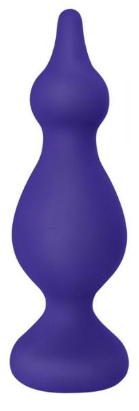 Plug And Play Silicone Spire Plum Purple Anal Probe