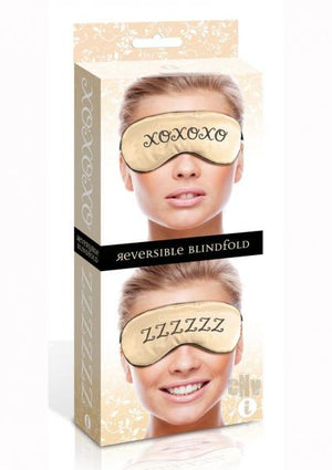 Xoxo Zzz Reversible Satin Blindfold O/S