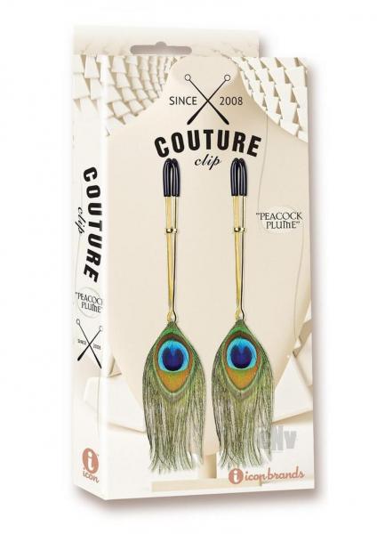 Couture Clips Peacock Plume Nip Clamp