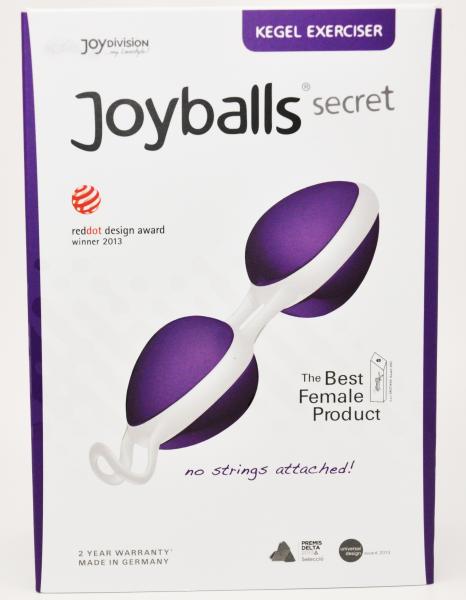 Joyballs Secret Violet/White Kegel Balls